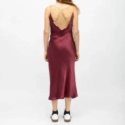 Robe mi longue velours avec bretelles bijoux rainee Femme LA PETITE ETOILE