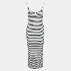 Robe midi à bretelles slim fit col rond Femme NOISY MAY