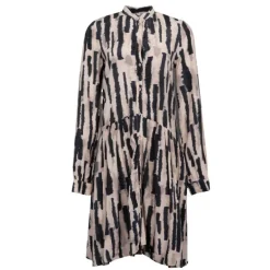 Robe orange imprimé plantes colorées Femme IMPERIAL