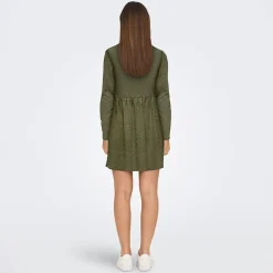 Robe patineuse manches longues col ras de cou Femme JDY