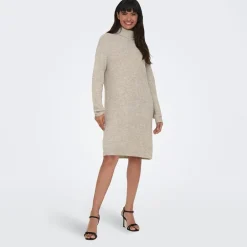 Robe pull Silly col roulé à manches longues Femme ONLY