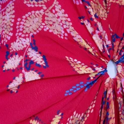 Robe rouge longue Riberra fleurie Femme LA PETITE ETOILE