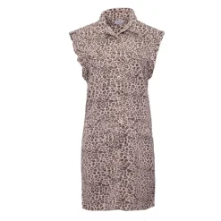 Robe sally aop leopard creamy js23-314-03 Femme JOSEPH 'IN