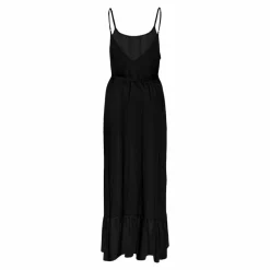 Robe unie à fines bretelles longueur midi volant Femme VERO MODA