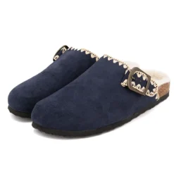 Sabots fourrés liseré crochets Sunny Femme BURTON OF LONDON