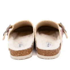 Sabots fourrés liseré crochets Sunny Femme BURTON OF LONDON