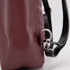 Sac à dos porté main anse tissu 37x31x10cm Femme O BAG