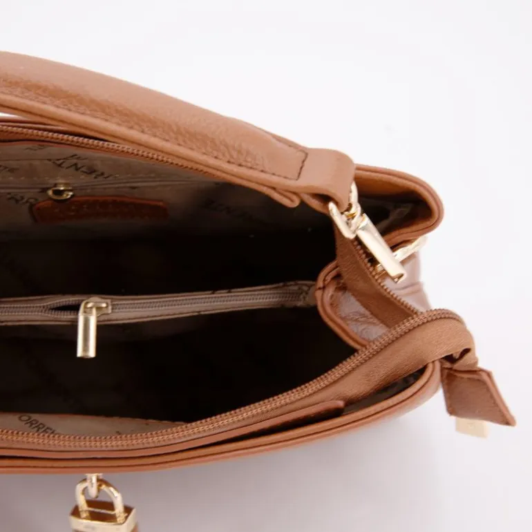 Sac à main avec cadenas 26x20x10cm Femme TORRENTE