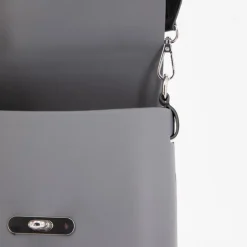 Sac à main bandoulière amovible rabat fermoir tourniquet Femme O BAG