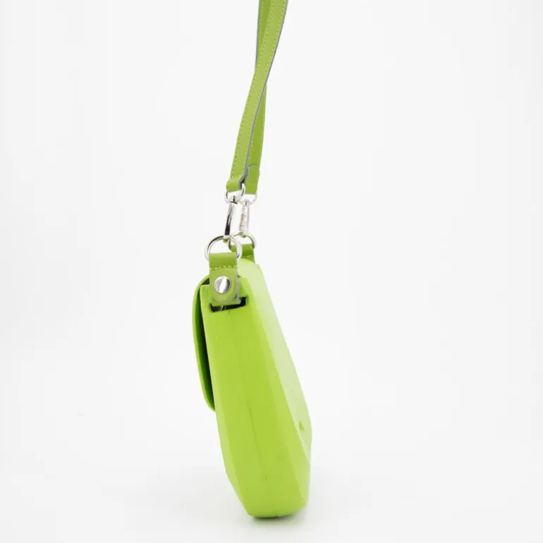 Sac à main bandoulière amovible rabat fermoir tourniquet Femme O BAG