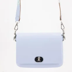 Sac à main bandoulière amovible rabat fermoir tourniquet Femme O BAG