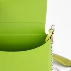 Sac à main bandoulière chaîne amovible rabat fermoir tourniquet Femme O BAG