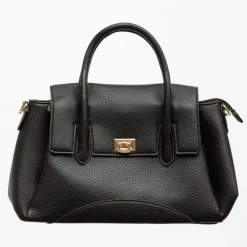 Sac à main type docteur à rabat 32x14x22,5cm Femme TORRENTE