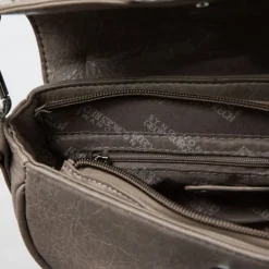 Sac à rabat avec anneau argenté taysir 24x5x14cm Femme GEORGES RECH