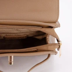 Sac a main taupe 22x16x8 cm Femme TORRENTE