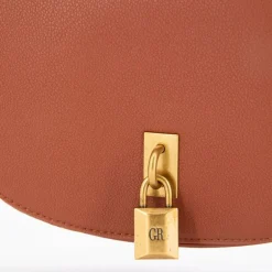 Sac bandoulière motif serpent romelie avec cadenas décoratif doré 27x15x7cm Femme GEORGES RECH