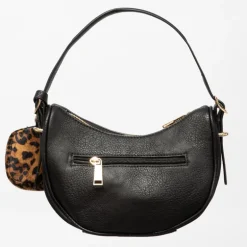 Sac besace thekla 22,5x17x8cm avec pochette imprimé léopard Femme GEORGES RECH