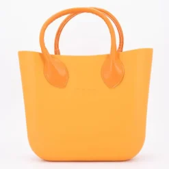 Sac cabas en plastique avec poche en tissu 35c28x10cm Femme O BAG
