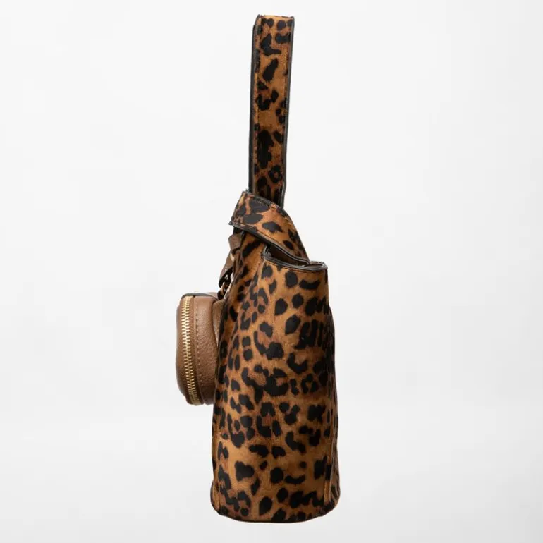 Sac imprimé léopard taissir 20x10x18cm avec trousse amovible Femme GEORGES RECH