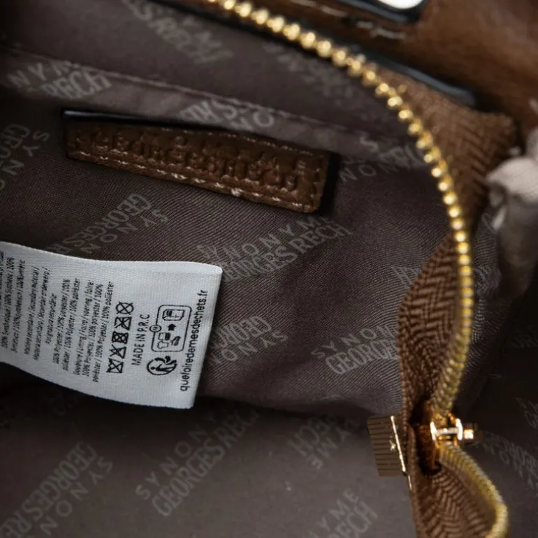 Sac imprimé léopard taissir 20x10x18cm avec trousse amovible Femme GEORGES RECH