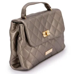 Sac matelassé petit format avec poigné fermeture doré Femme TORRENTE