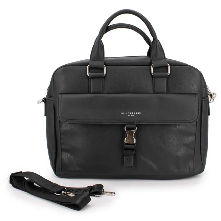 Sac ordinateur noir Homme BILL TORNADE