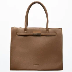 Sac shopper double grand modèle imprimé serpent 35x14x27cm Femme TORRENTE