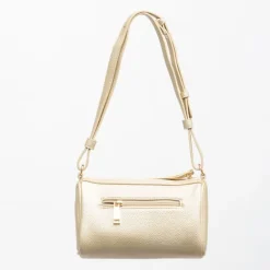 Sac similicuir grainé tya avec logo doré 22,5x9,5x13,5 cm Femme GEORGES RECH