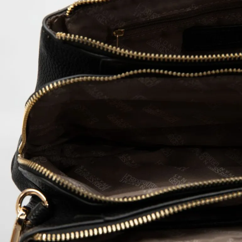 Sac similicuir zippée à clous doré sabrina 25x11x16cm Femme GEORGES RECH