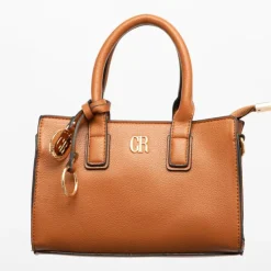 Sac thiffany avec porte clé doré avec médaillon 22x5x15cm Femme GEORGES RECH