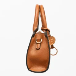 Sac thiffany avec porte clé doré avec médaillon 22x5x15cm Femme GEORGES RECH