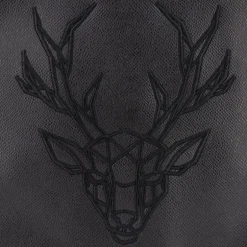 Sacoche plate safiano broderie cerf 22x25x2cm Homme BILL TORNADE