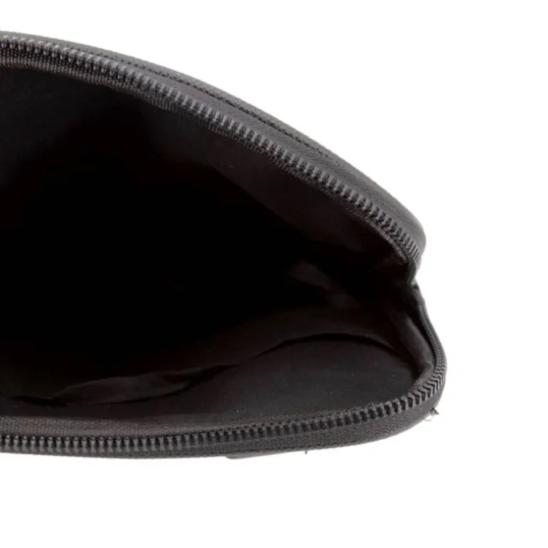 Sacoche similicuir texturé avec broderie rouge loup safiano 22x25x2cm Homme BILL TORNADE