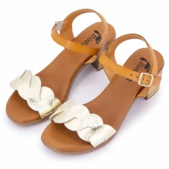 Sandale a talon craq oro sabana 83483 t36/41 Femme BIOSTOCK