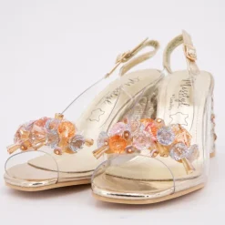 Sandale a talon marlen02 or 35/41 Femme LAURA VITA