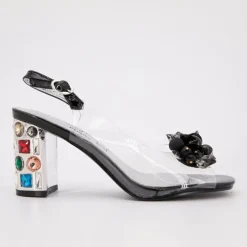 Sandale a talon missy01 noir 35/41 Femme LAURA VITA