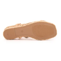 Sandale compensee beige mareio11 t36/41 Femme LAURA VITA