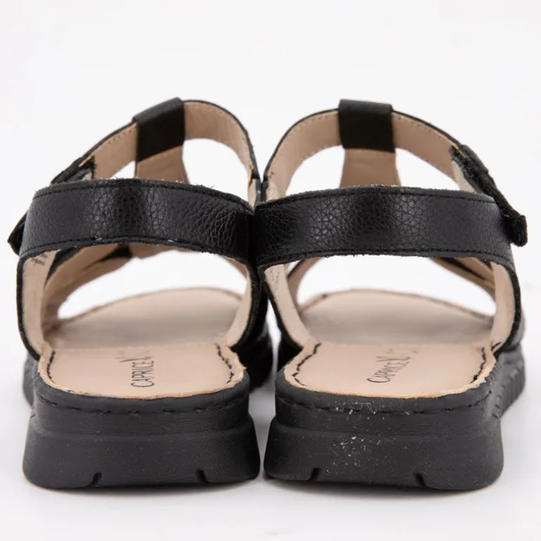 Sandale et nu-pieds black nappa 36/40 Femme CAPRICE
