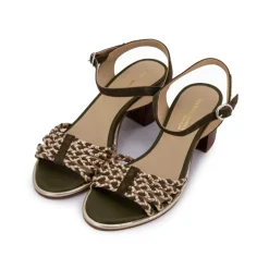 Sandale lania kaki or c063659 t36-41 Femme LES TROPEZIENNES PAR M.BELARBI