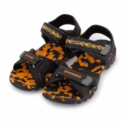 Sandale noir orange t36 au 41 Femme DOCKERS BY GERLI