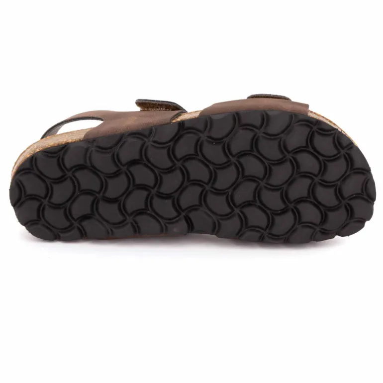 Sandales à scratch double bride Enfant BIOSTOCK