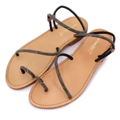 Sandales à strass Hodaxa argent Femme LES TROPEZIENNES PAR M.BELARBI