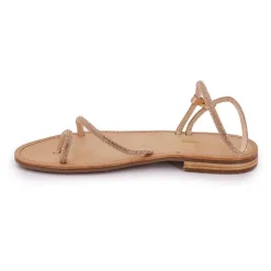 Sandales à strass Hodaxa argent Femme LES TROPEZIENNES PAR M.BELARBI