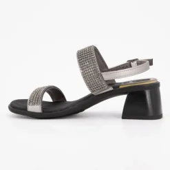 Sandales à talons noires élysees à strass Femme SCHOLL