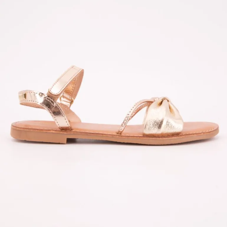 Sandales Bimak noeuds or à scratch LES TROPEZIENNES PAR M.BELARBI