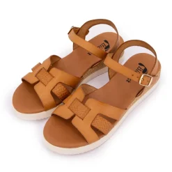 Sandales compensées à brides larges Femme BIOSTOCK