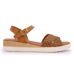 Sandales compensées corfu Femme BIOSTOCK