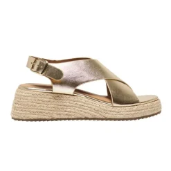 Sandales compensées espadrille Minerva brillante avec boucle Femme ONLY