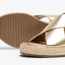 Sandales compensées espadrille Minerva brillante avec boucle Femme ONLY