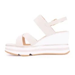 Sandales compensées plateforme à boucle avec bijou Femme KEYS